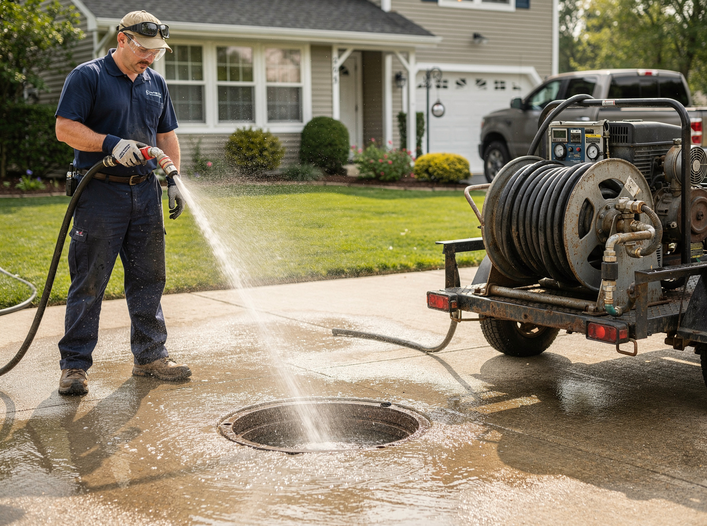 Hydro jetting in Smithtown